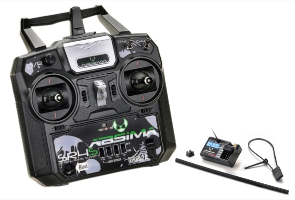 2000022 4-Kanal Stick Fernsteuerung "SR4S" 2.4GHz inkl. Empfänger
